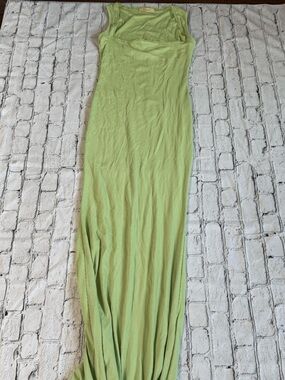 Lime green dress